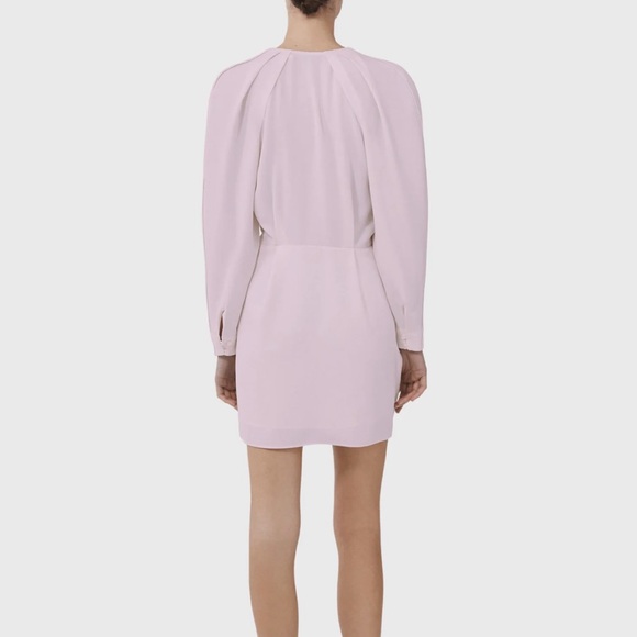 Stylish Draped Lilac mini dress by IRO Paris - Picture 2 of 9